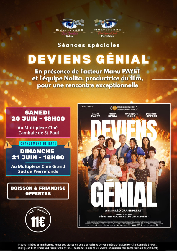 SOIREE SPECIALE " DEVIENS GENIAL "