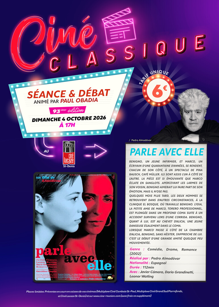 CINE CLASSIQUE : PARLE AVEC ELLE