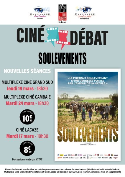 Séances uniques Soulèvements