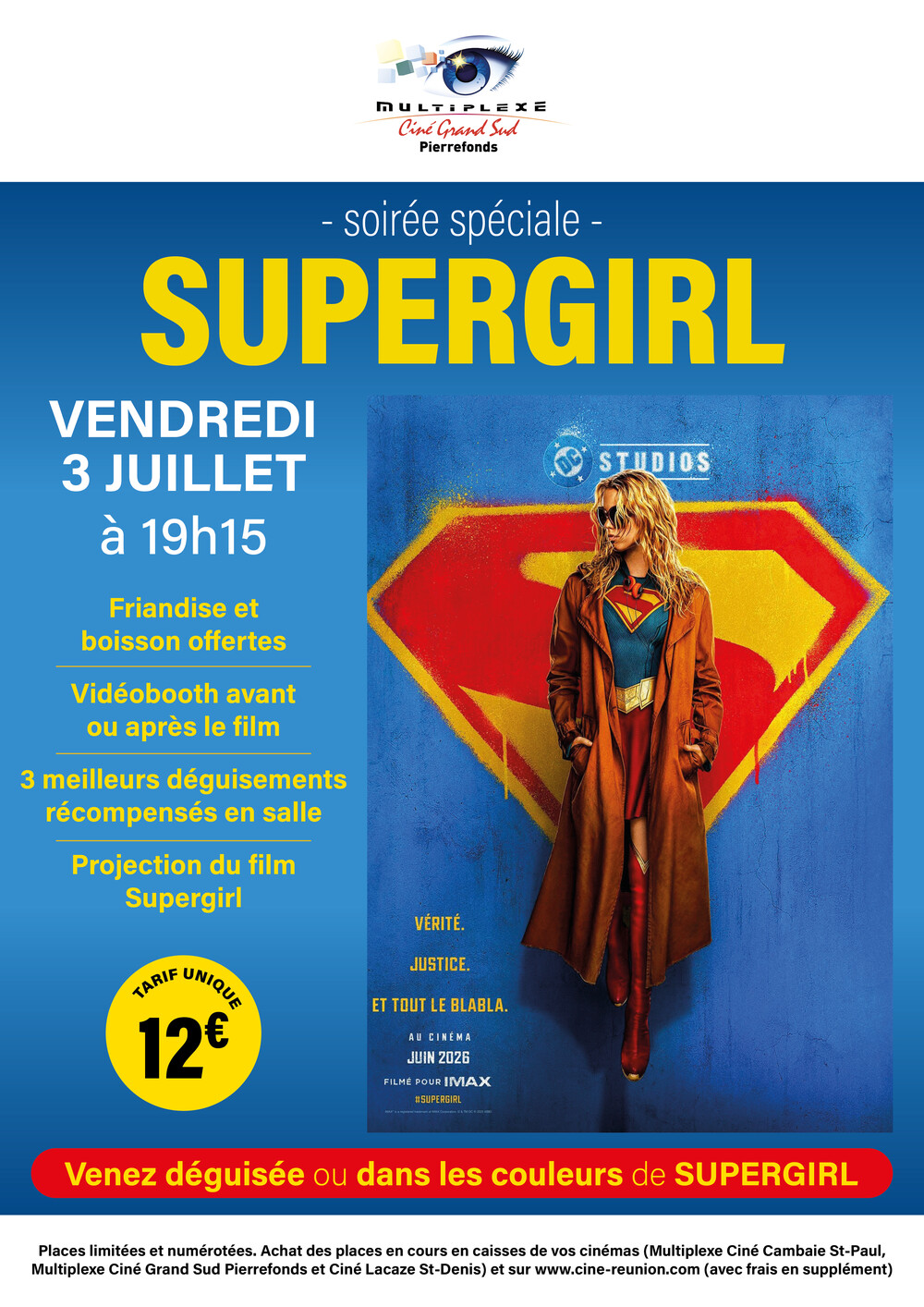 SOIRÉE SPÉCIALE SUPERGIRL